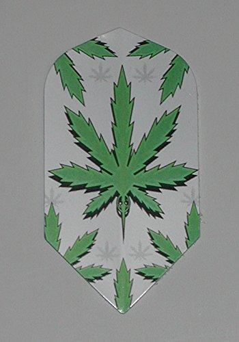 [AUSTRALIA] - US Darts - 5 Sets (15 Flights) Marijuana Weed Dope Slim Dart Flights 