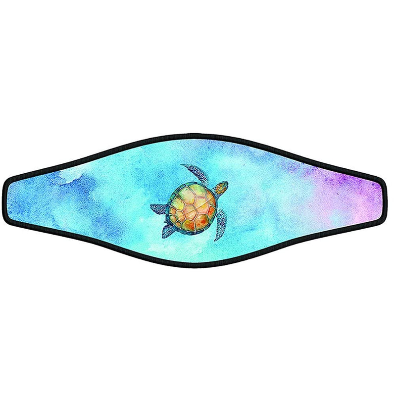 Innovative Scuba Concepts Scuba Diving Mask Strap Wrapper Water Color Turtle - BeesActive Australia