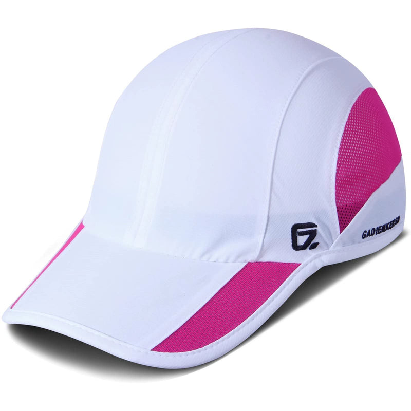 GADIEMKENSD Outdoor Running Hat Unstructured Sports Cap Quick Dry Mesh for Adults White 7-7 1/2 - BeesActive Australia