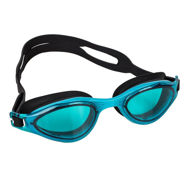 [AUSTRALIA] - Splaqua Swim Goggles for Men and Women - Adjustable Straps, Silicone Eye Seal, UV Protection and Anti Fog Lenses Swimming Goggle Black / Teal 