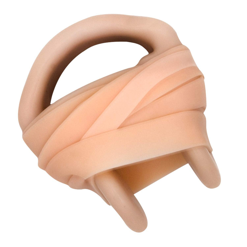 Splaqua Swimming Nose Clip with String - Comfortable Soft Latex Plugs for Kids and Adults - Neutral Beige - BeesActive Australia