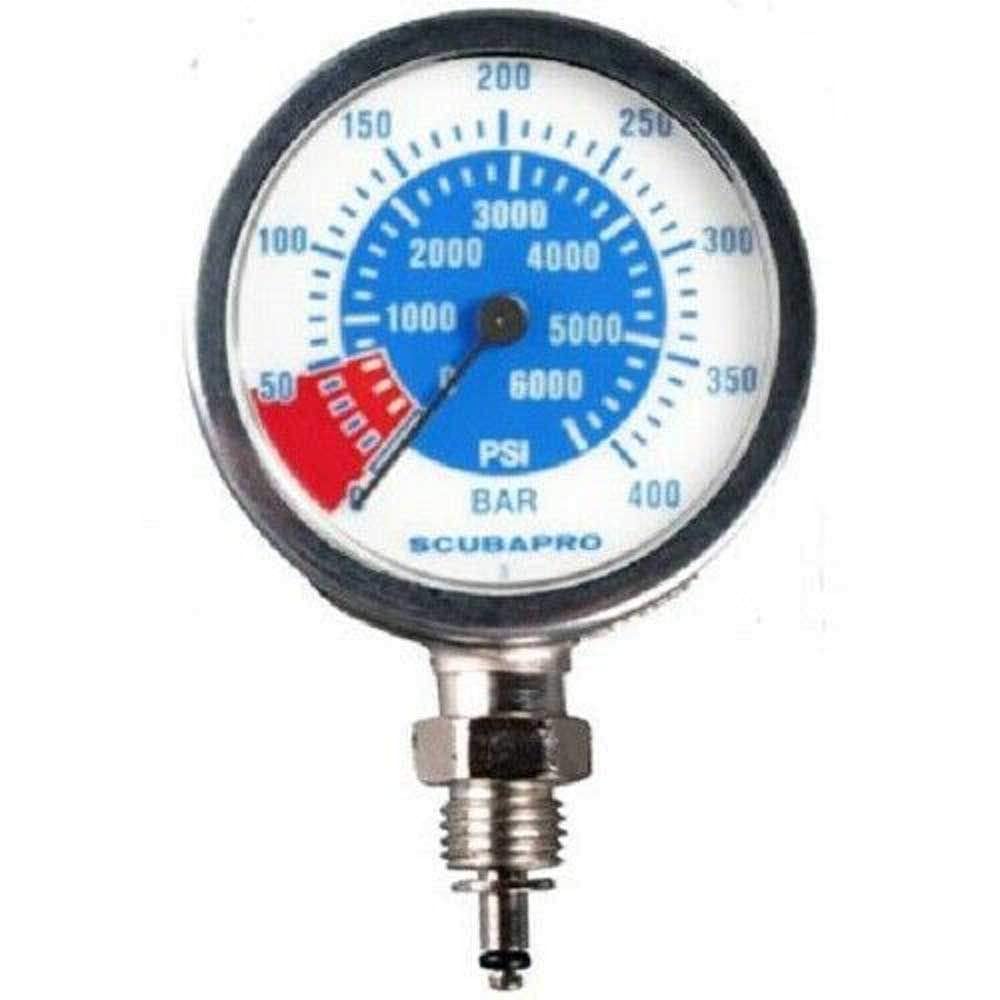 SCUBAPRO Dual Bar PSI Analog Metal Pressure Gauge - BeesActive Australia