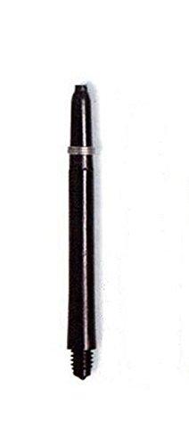 [AUSTRALIA] - US Darts - Black Nylon Plus Dart Shafts with Stem Rings- 3 Sets (9 shafts), 2BA Short Length 