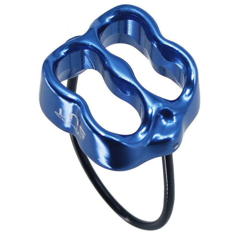 NewDoar Climbing Abseiling Belay Device ATC Rappelling Descender 25KN V-grooved Equipment Blue - BeesActive Australia