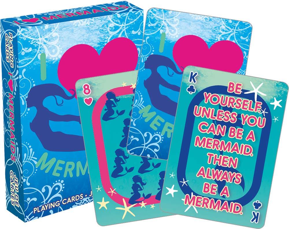 [AUSTRALIA] - AQUARIUS I Heart Mermaids Playing Cards Playing Cards 