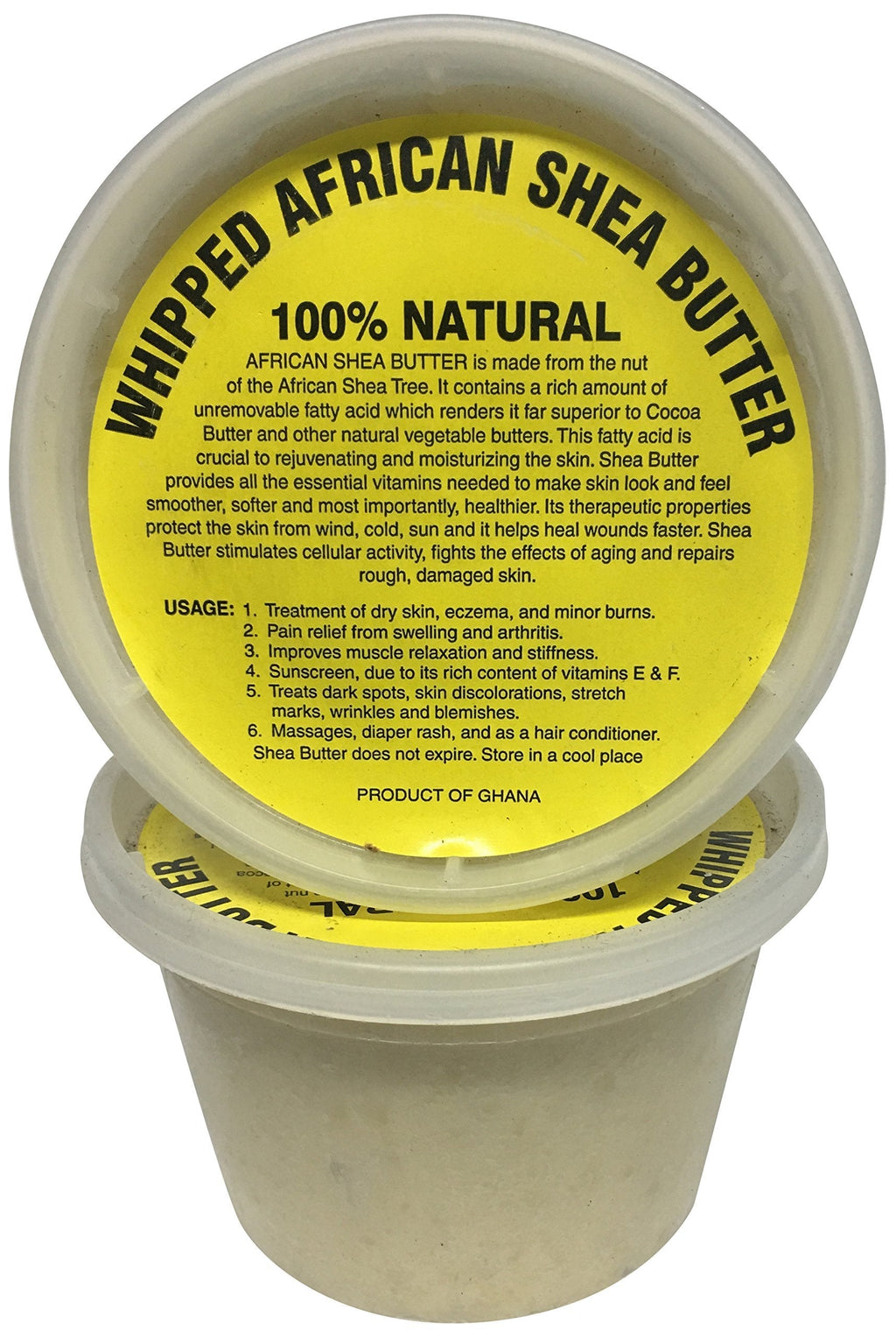 afrikaimports Whipped African Shea Butter Creamy, White, 16 oz. 1 Pound (Pack of 1) - BeesActive Australia