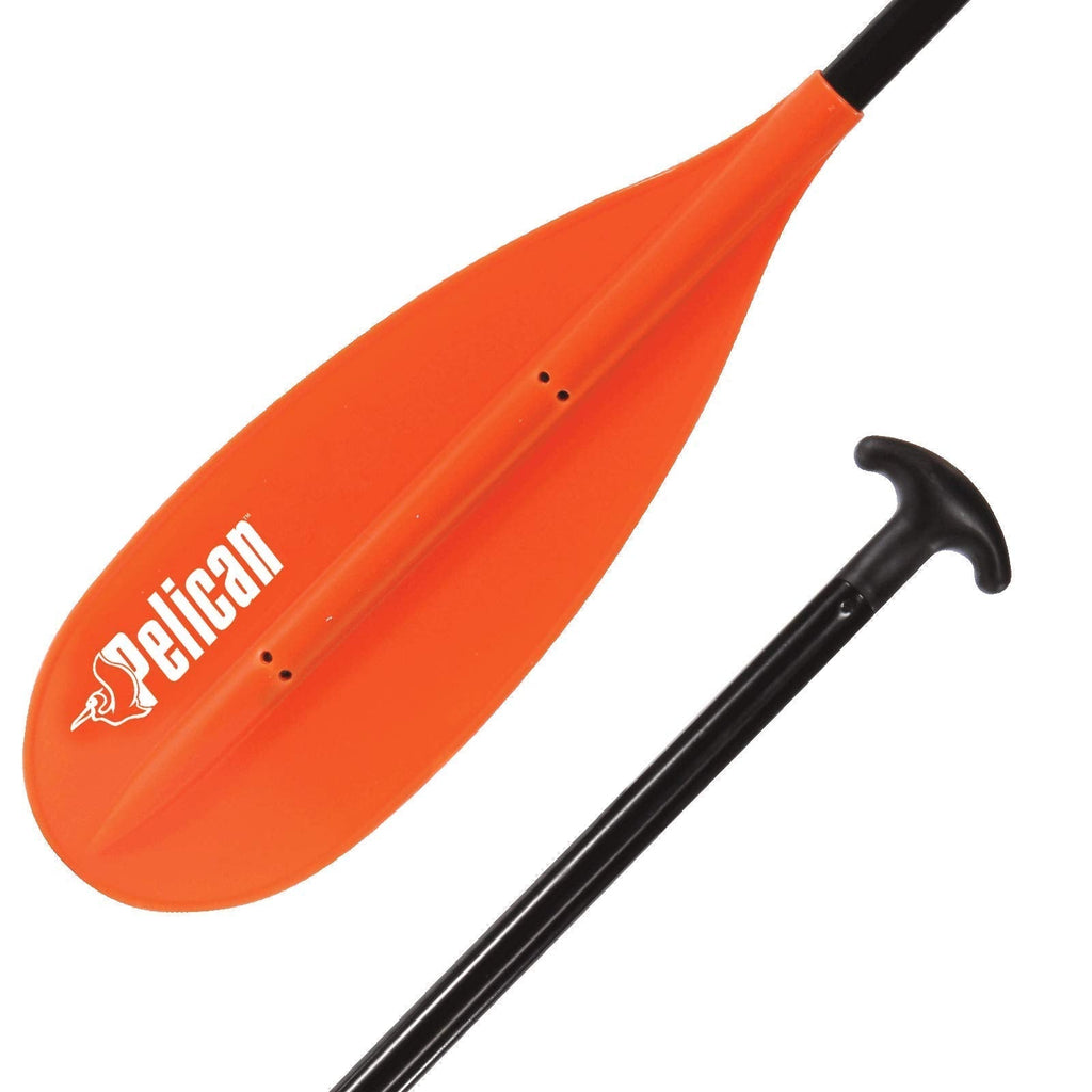 Pelican Boats - Canoe Paddle  PS0134-3 - Beavertail Blade, Aluminum Shaft with Comfortable T-Grip Handle - BeesActive Australia