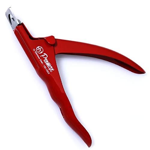 ProMax Acrylic Tip Cutters -Ergonomic Style False Nail Tip Clipper Cutters Trimmers Nail Tips Slicers Manicure & Pedicure Nail Art Tools Stainless Steel With very Attractive Colours (Red)-130-10002 - BeesActive Australia