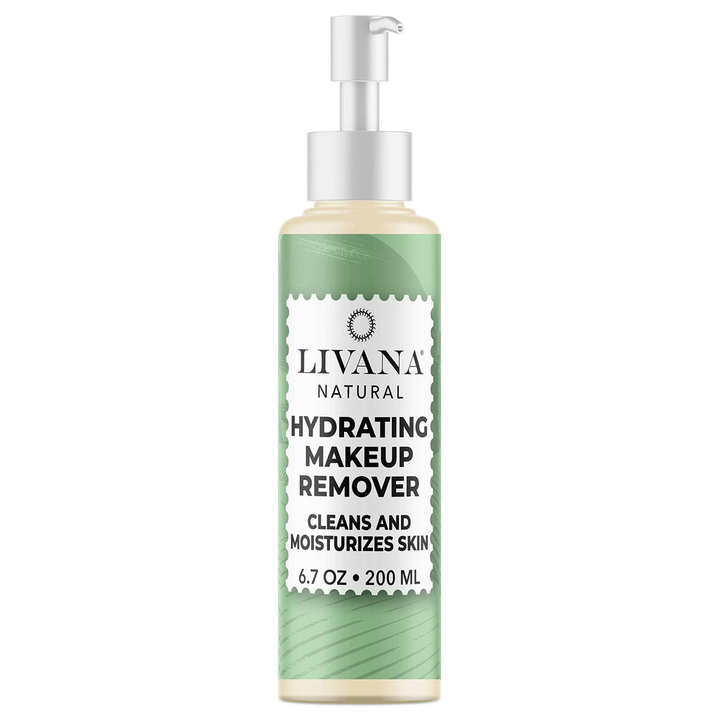 Hydrating Natural Makeup Remover by Livana Made in USA Vegan Friendly Remove Thick Makeup Easily - BeesActive Australia