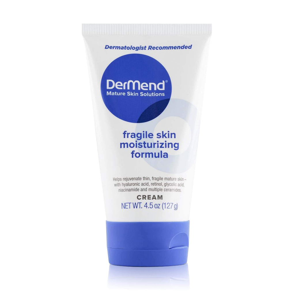 DerMend Specialized Fragile Skin Moisturizing Cream: Formula to Restore & Rejuvenate Mature Skin - Daily Moisturizer & Anti Wrinkle Cream for Firming & Strengthening Thin, Aging Skin - 4.5 Oz Tube - BeesActive Australia