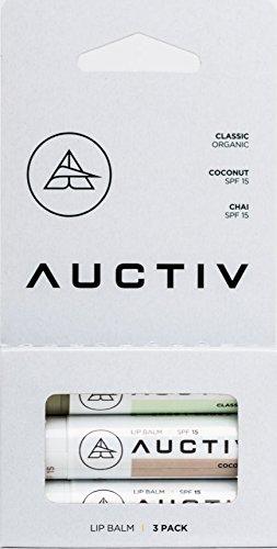 Auctiv Organic Lip Balm Variety Pack, 3 Count - BeesActive Australia