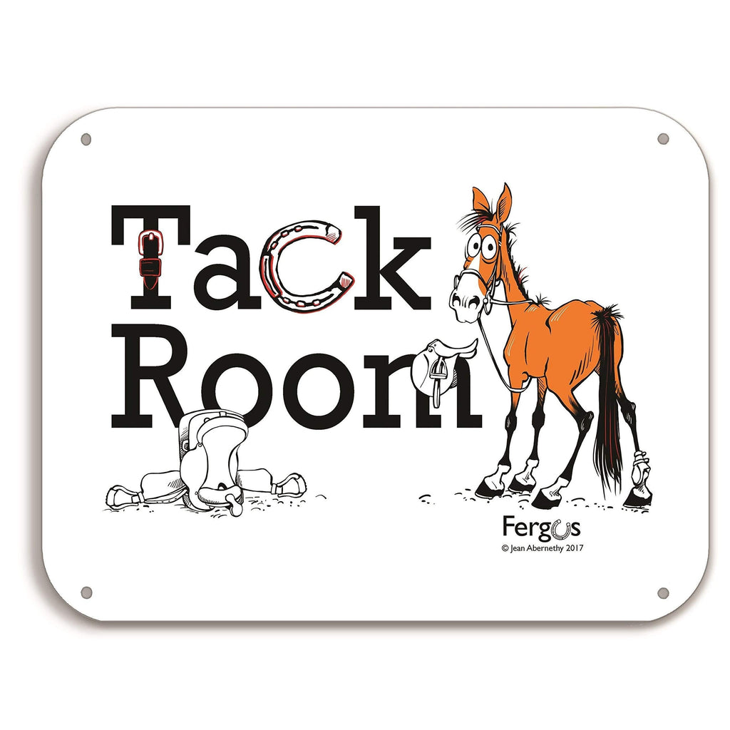 [AUSTRALIA] - FERGUS Stall/Barn Sign Tack Room 