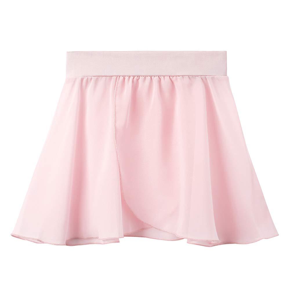 [AUSTRALIA] - STELLE Ballet/Dance Chiffon Wrap Skirt for Toddler/Girls/Women Pink (Pull On) 17-18 