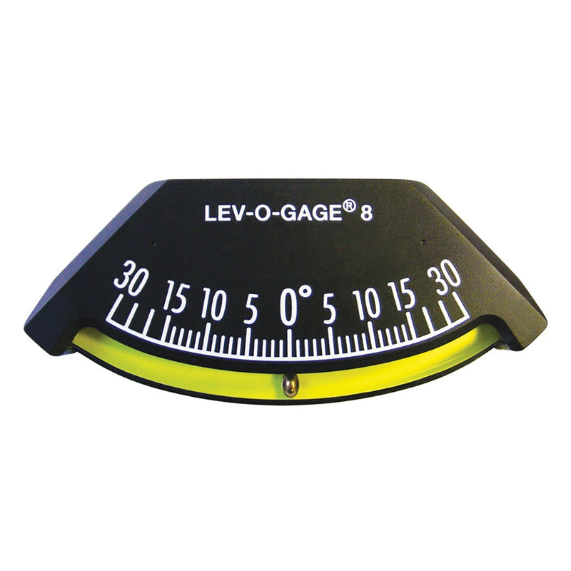 [AUSTRALIA] - Sun Company Lev-o-gage 8 - Heel Angle Clinometer | High-Resolution Clinometer for Modern Boats | Mounts on Bulkhead 