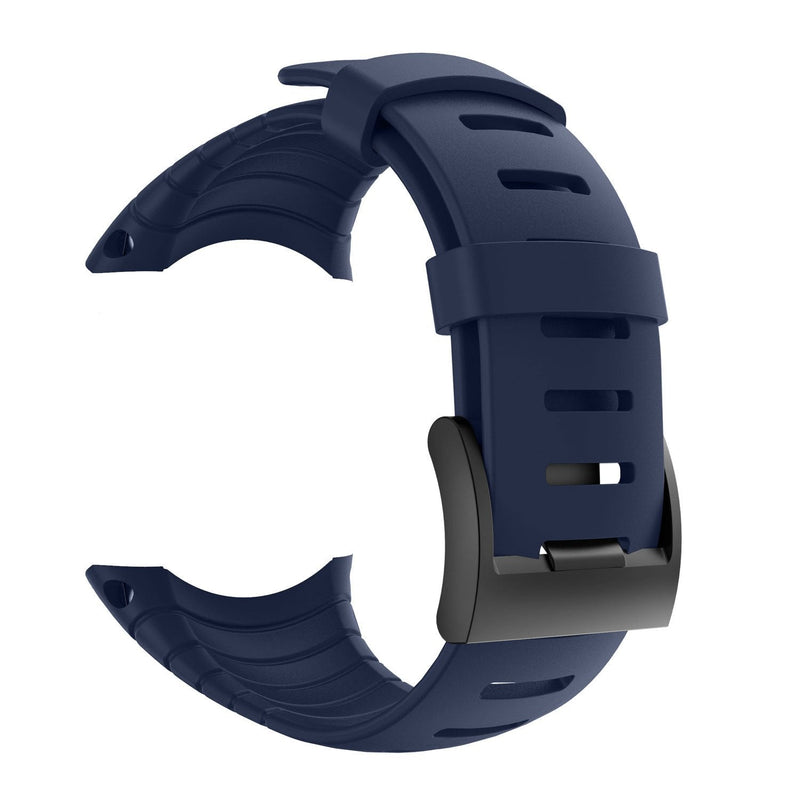 PATROHOO Suunto Core Strap, Rubber Replacement Watch Band for Suunto Core SS014993000. midnight blue - BeesActive Australia
