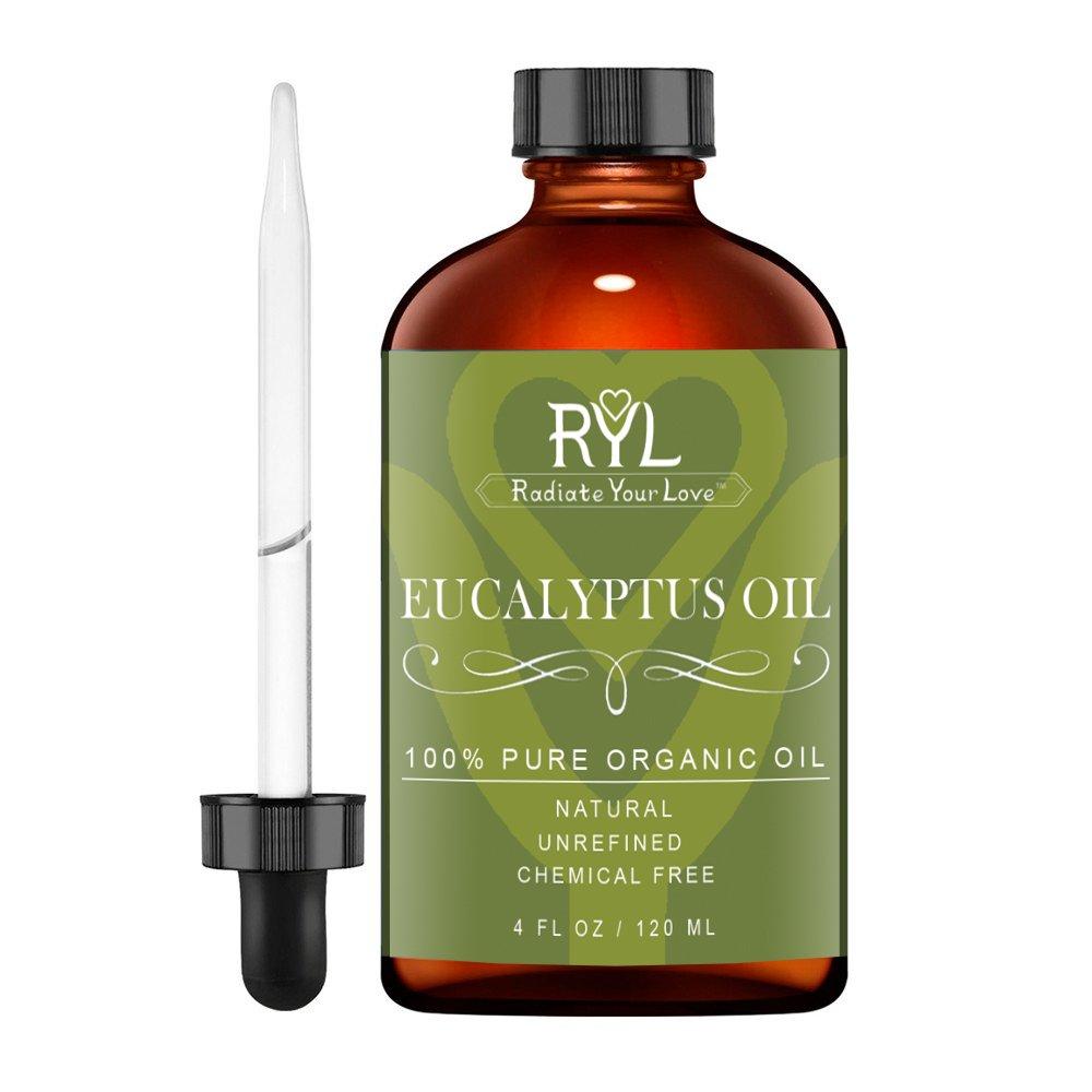 Radiate Your Love Eucalyptus Essential Oil, Large 4 Fluid Ounce, 100% Pure Organic Therapeutic Grade - BeesActive Australia