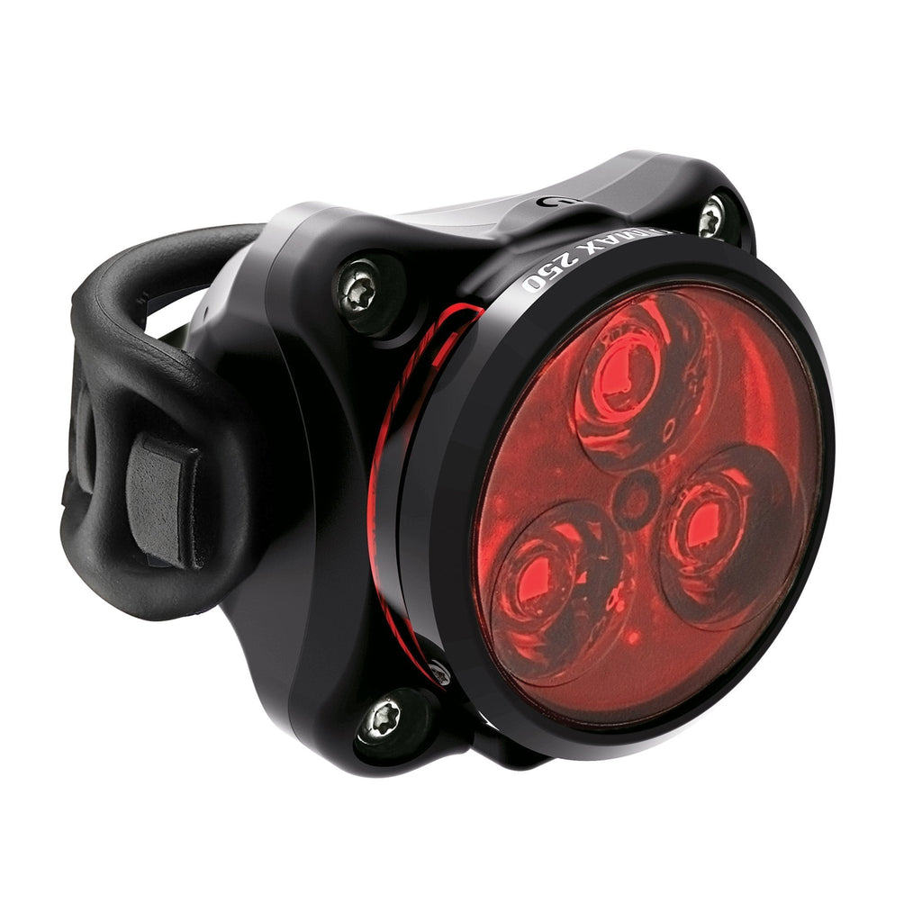 LEZYNE Zecto Drive Max Bicycle Taillight, 8 Output Modes, 250 Lumens, 24 Hour Runtime, Rear Bike Light Black One Size - BeesActive Australia