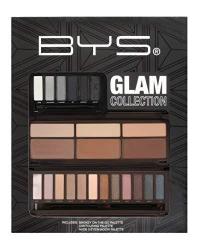 BYS Glam Collection with Smokey Eye palette, Contouring palette and Nude 3 eyeshadow palette kit, gift set, makeup set, makeup palette - BeesActive Australia
