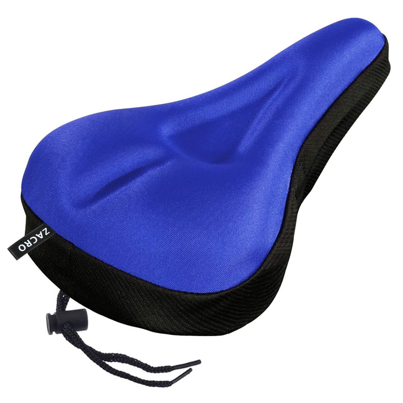 Zacro Gel Bike Seat Cover- Extra Soft Gel Bicycle Seat - Bike Saddle Cushion with Water&Dust Resistant Cover blue - BeesActive Australia
