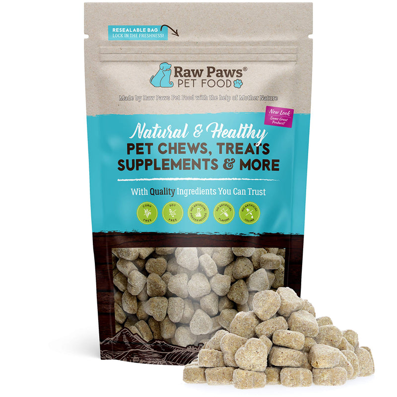Raw Paws Natural Dog Supplement Soft Chew Treats, Made in The USA - 3 Unique Formulas for Overall Health - Omega 3 Skin & Coat, Hip & Joint and Prebiotics & Protiotics for Dogs Prebiotics & Probiotics 10 oz - BeesActive Australia