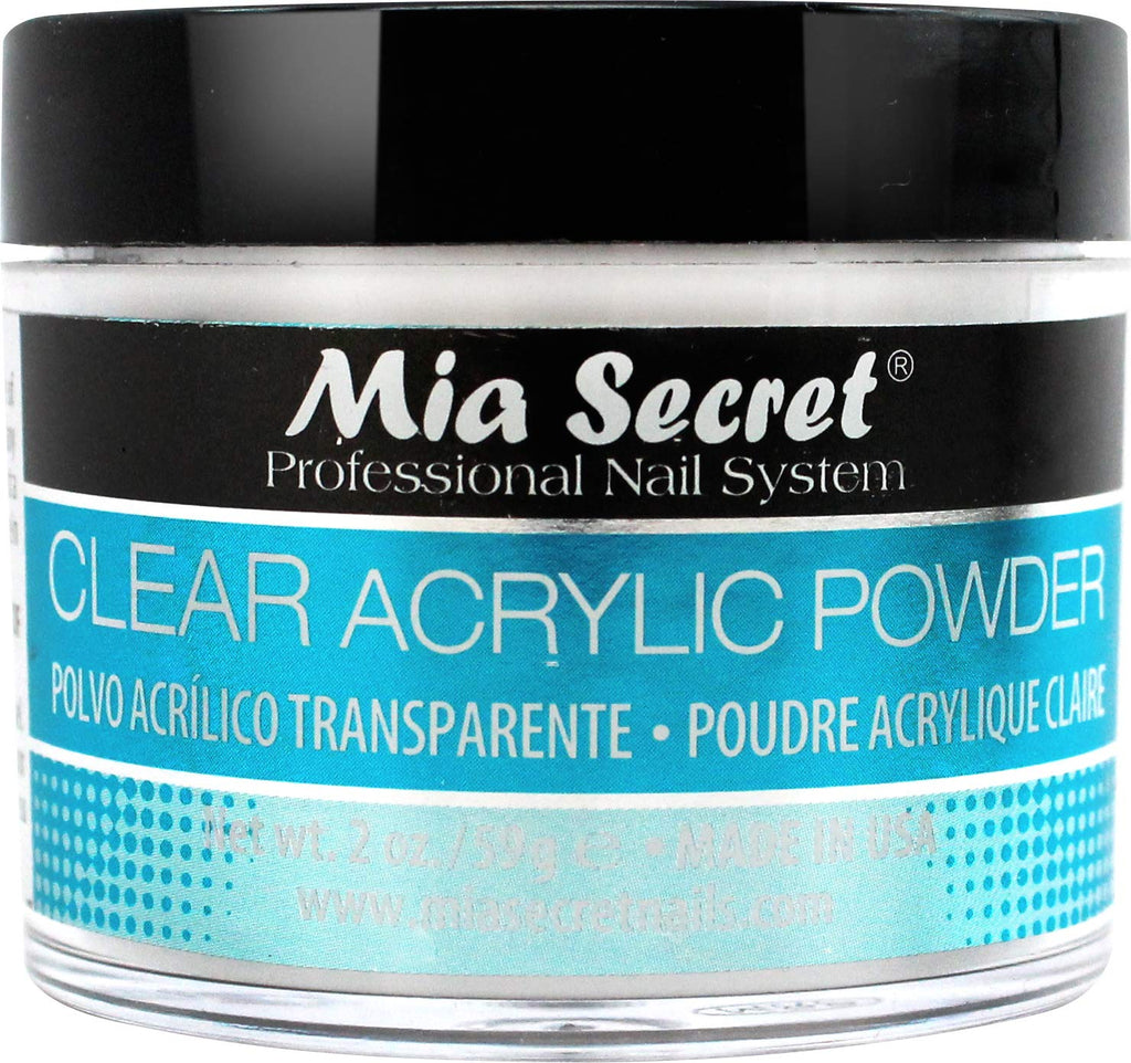 Mia Seceret Clear Acrylic Powder 2oz - BeesActive Australia