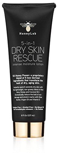 HoneyLab 5 In 1 Dry Skin Rescue Lotion. Intense Moisture Lotion For Severely Dry Skin on Elbows, Hands, Arms. (8oz) 8 Fl Oz (Pack of 1) - BeesActive Australia