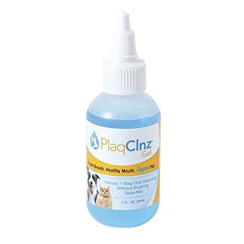 PlaqClnz Daily Treatment Dental Oral Gel for Dogs Reduces Plaque Tartar Without Brushing(One Bottle) - BeesActive Australia
