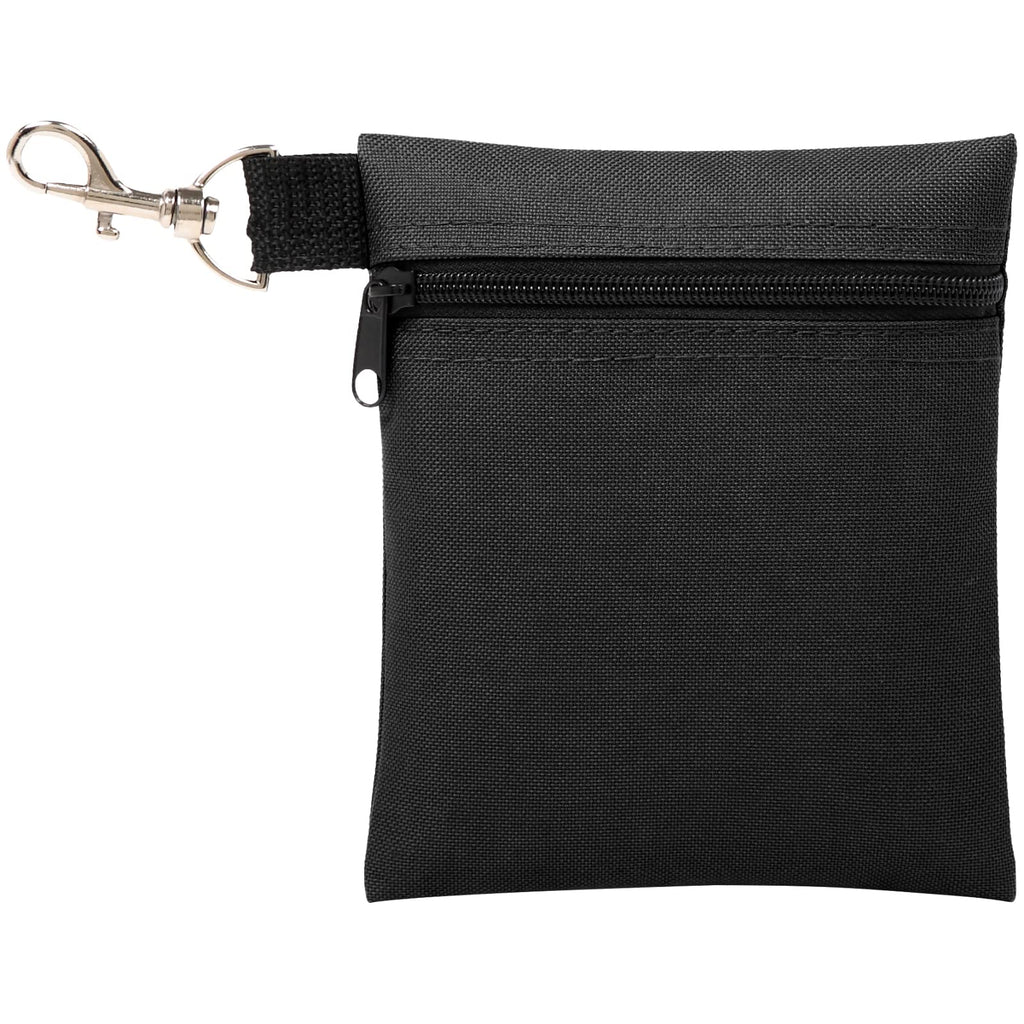BuyAgain Golf Tee Pouch, 5.62 X 6.87 Inch Professional Zipper Golf Tee/Ball Pouch Bag with Metal Lobster Claw Clip - BeesActive Australia