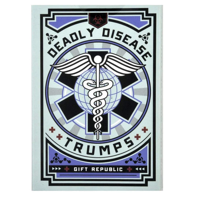 Gift Republic Deadly Disease Trumps Card Game, Multi - BeesActive Australia