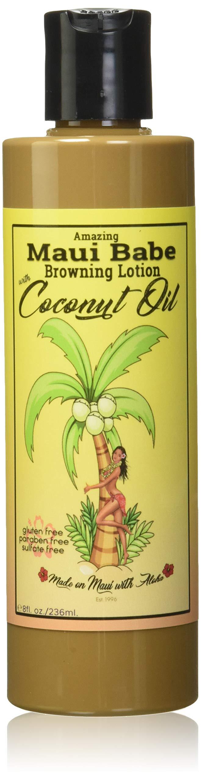 Maui Babe Browning Lotion with Coconut Oil 8oz (236ml) - BeesActive Australia