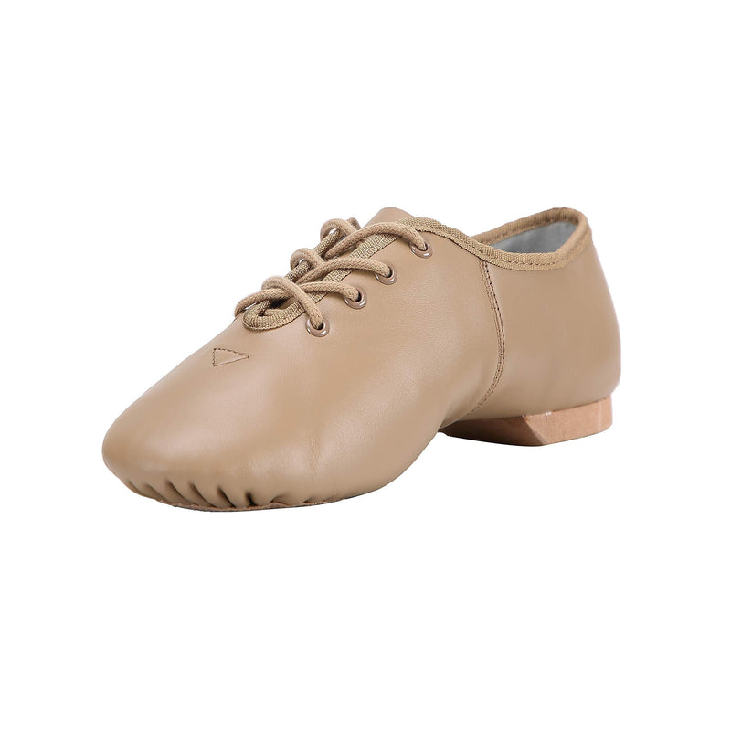 [AUSTRALIA] - Linodes Women's Lace Up Jazz Shoe 5.5 Brown 