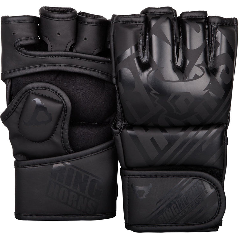 [AUSTRALIA] - Ringhorns Nitro MMA Gloves Black/Black Small 