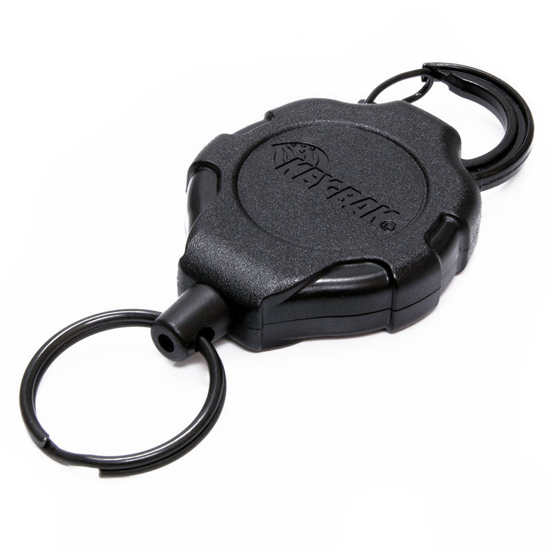 [AUSTRALIA] - KEY-BAK Ratch-It Retractable Ratcheting Tether with 48" Kevlar Cord, 10 oz. Retraction, Carabiner Attachment Hd Carabiner (48" / 10 Oz.) 
