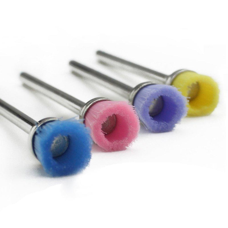NMKL38 4PCS Nail Drill Bit Set Cleaning Brushes Professional Nail Drill Machine Manicure Accessories, Mixed color - BeesActive Australia