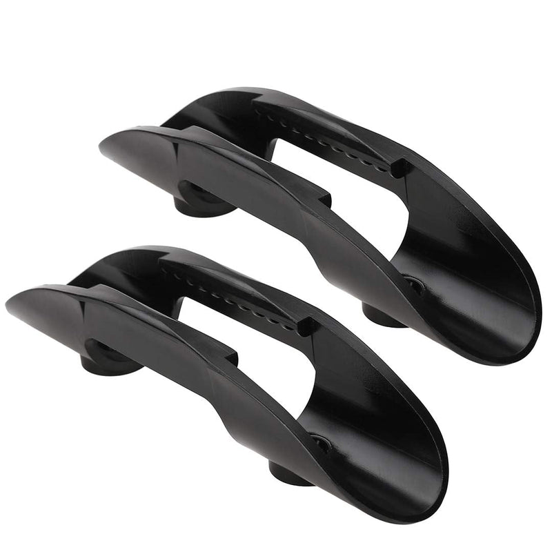 Mayitr Kayak Paddle Accessories Plastic Paddle Holder Clip Black, Kayak Paddle Clip Universal Kayak Paddle Mount Holder Clip & Fishing Net Clip，2 Pcs - BeesActive Australia