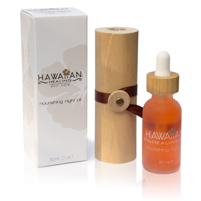 Hawaiian Healing Skin Care - Nourishing Night Oil to Stimulate Cellular Repair for Supple Skin - 30mL - BeesActive Australia