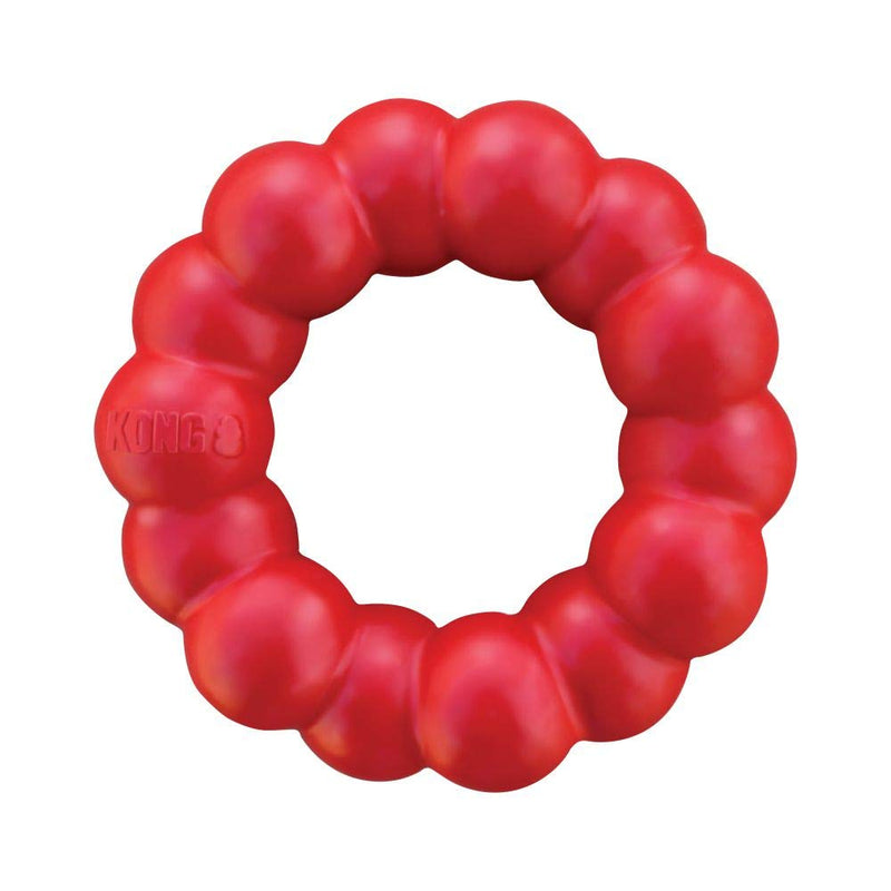 KONG - Ring - Durable Rubber Dog Chew Toy Medium/Large Standard Packaging - BeesActive Australia