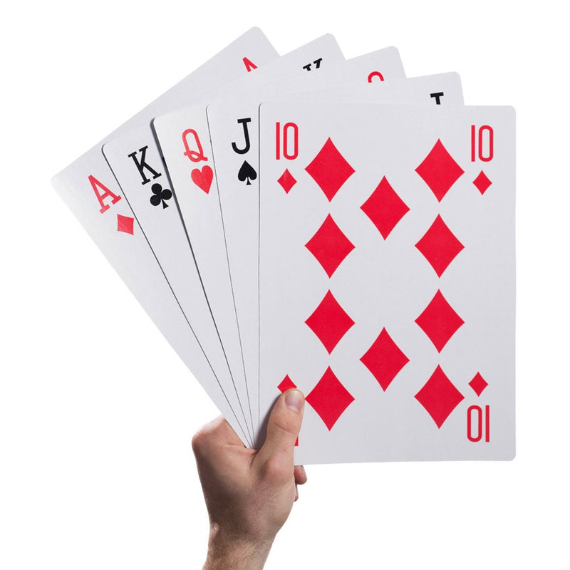 Warmtree 5"X7" Jumbo Playing Cards Giant Deck Poker - BeesActive Australia