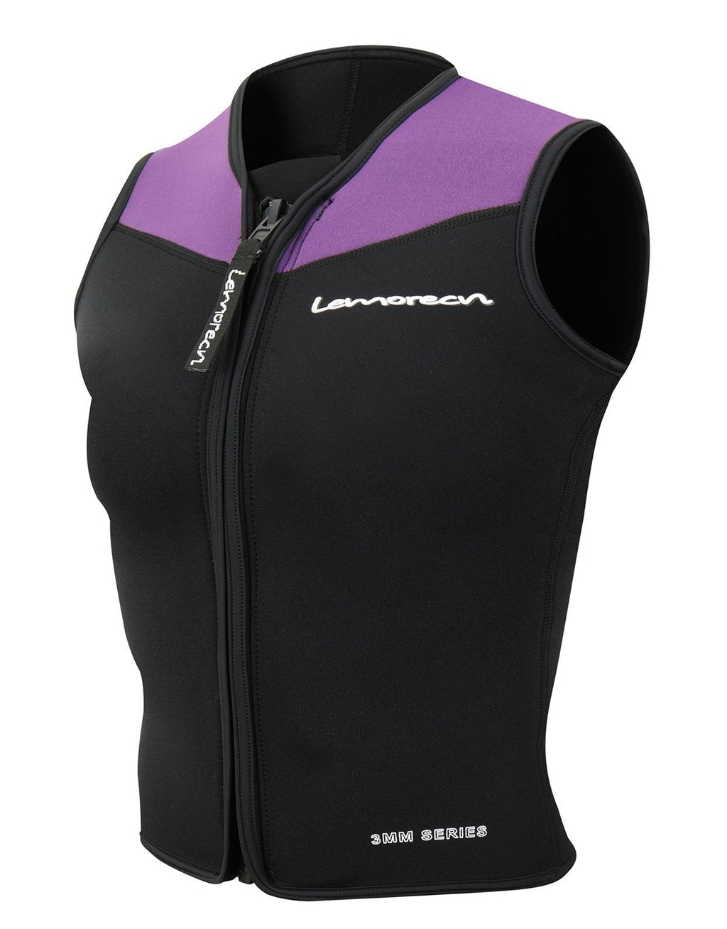 [AUSTRALIA] - Lemorecn Womens Wetsuits Top Premium Neoprene 3mm Zipper Diving Vest Purple 4 