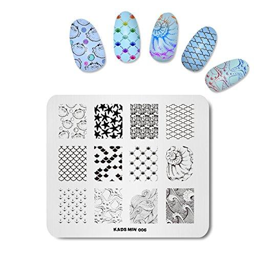 KADS Nail Stamping Image Plate Holder Plate Stand Tray for Stamping Template Printing Plate for Nail Stencil size5 - BeesActive Australia