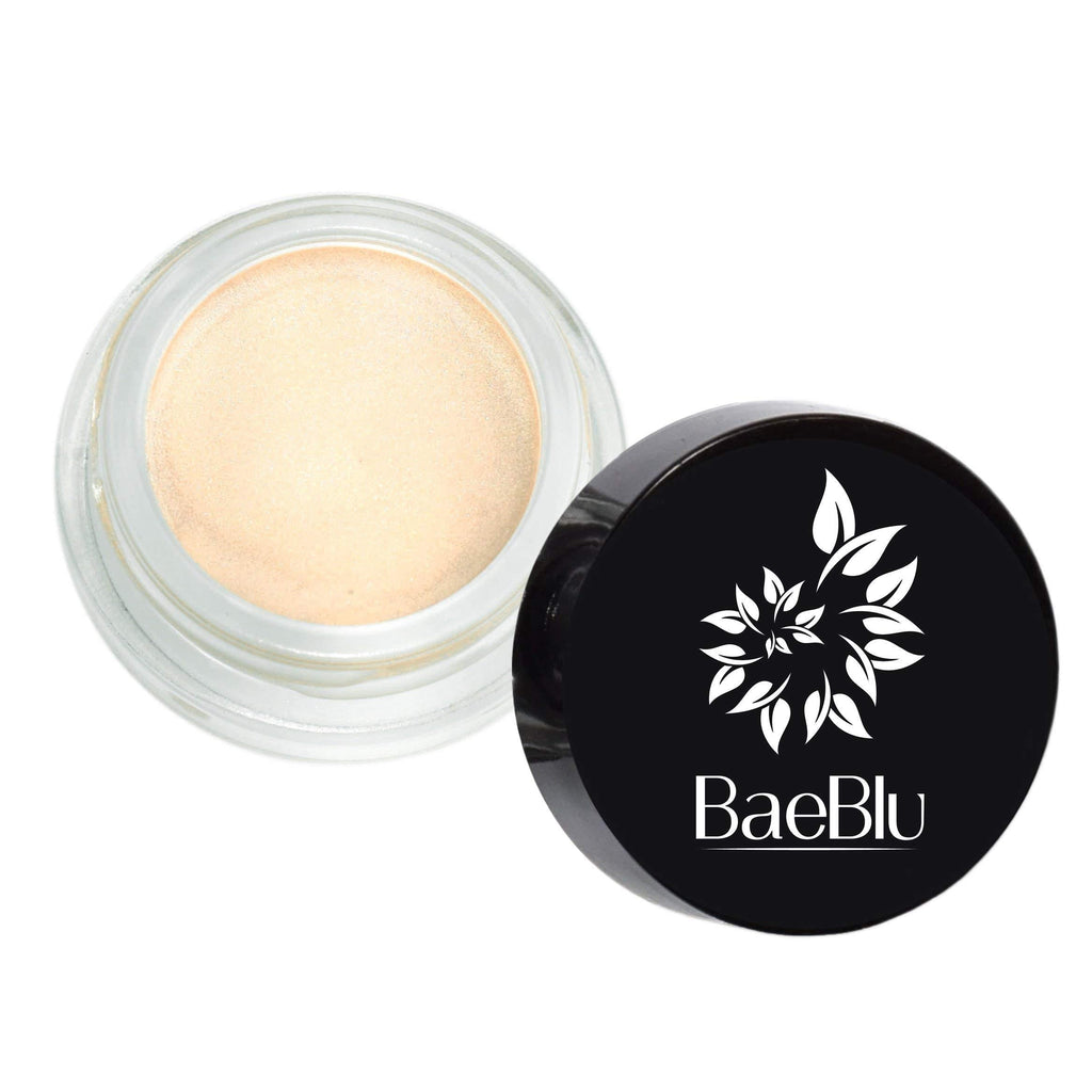 BaeBlu Organic Shimmer Highlighting Cream, for Eyes or Cheeks, 100% Natural, Champagne - BeesActive Australia