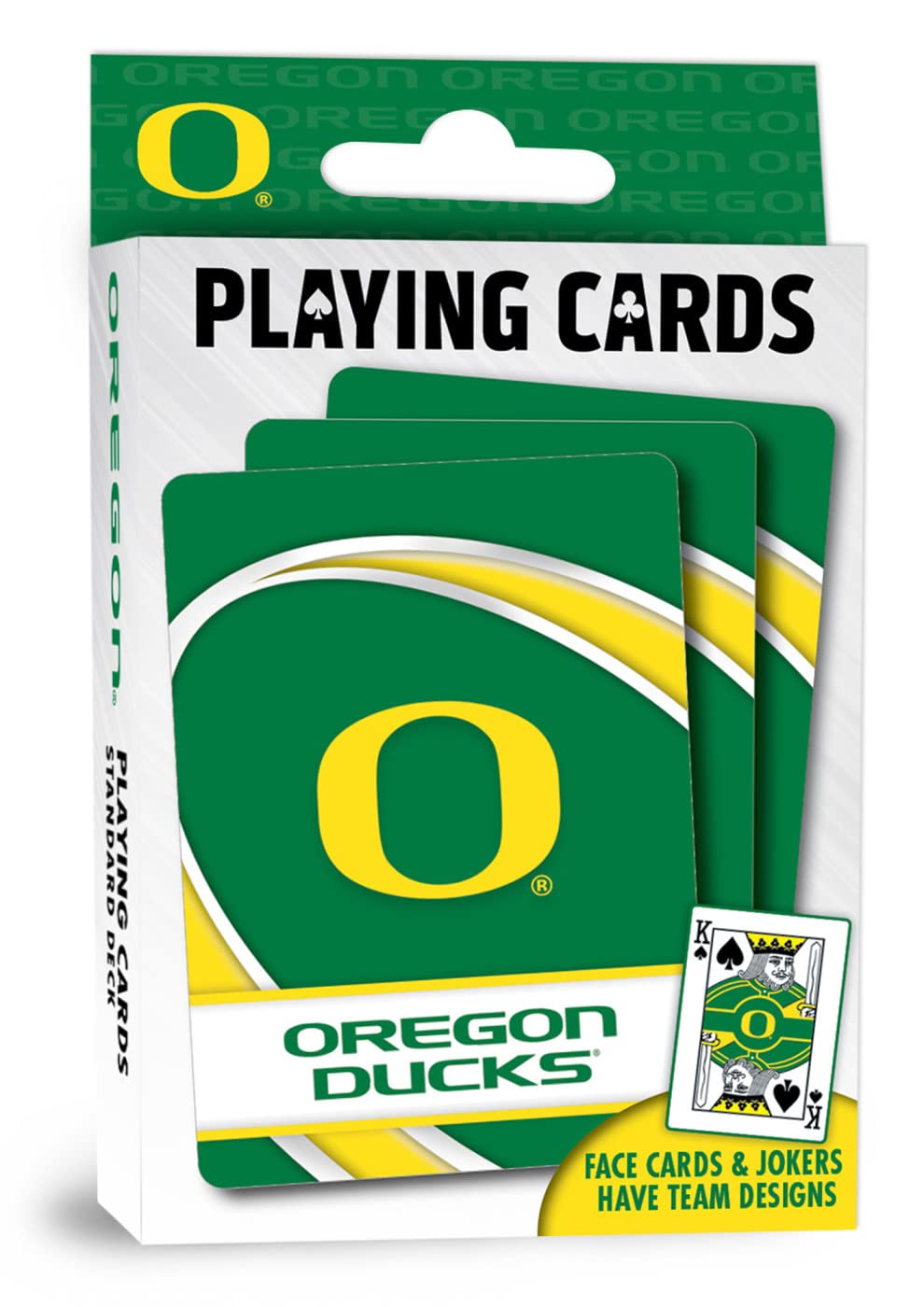 MasterPieces NCAA Playing Cards, 2.5" x 3.5 oregon-ducks 2.5" x 3.5" Team Color - BeesActive Australia