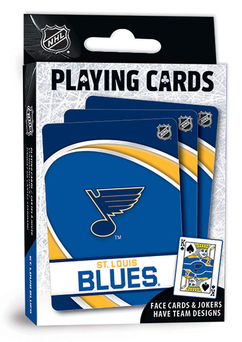 MasterPieces NHL Unisex Playing Cards St. Louis Blues 2.5" x 3.5" Team Color - BeesActive Australia