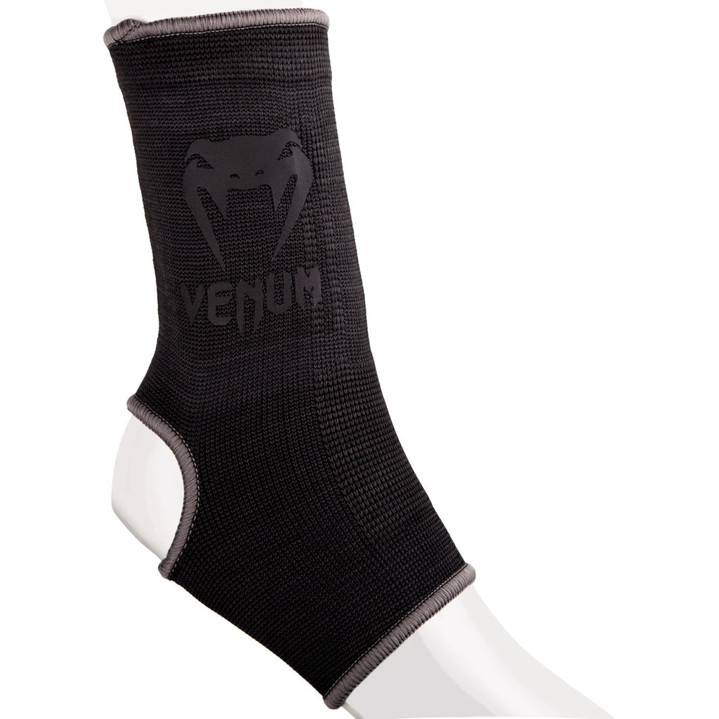 [AUSTRALIA] - Venum Muay Thai/Kick Boxing Ankle Support Guard Black/Black 