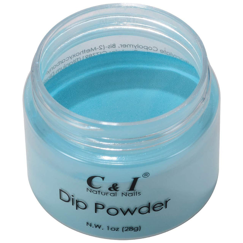 C & I Dip Powder Color No.016 Aqua Blue Color System - BeesActive Australia