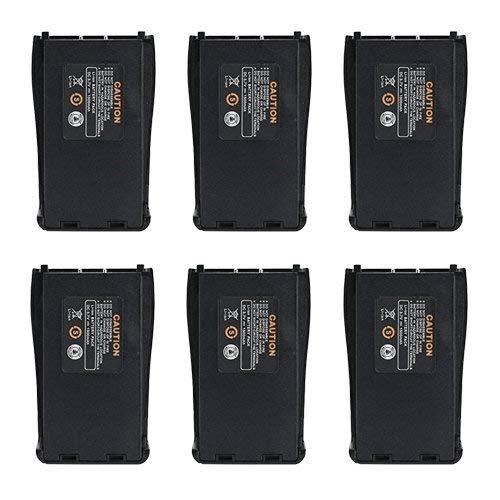 [AUSTRALIA] - LUITON Original Replacement Rechargeable Li-ion 1500 mAh 3.7V Battery Pack Compatible with Baofeng BF-888S Arcshell AR-5 Retevis 777s Two-Way Radio(6 Packs) 