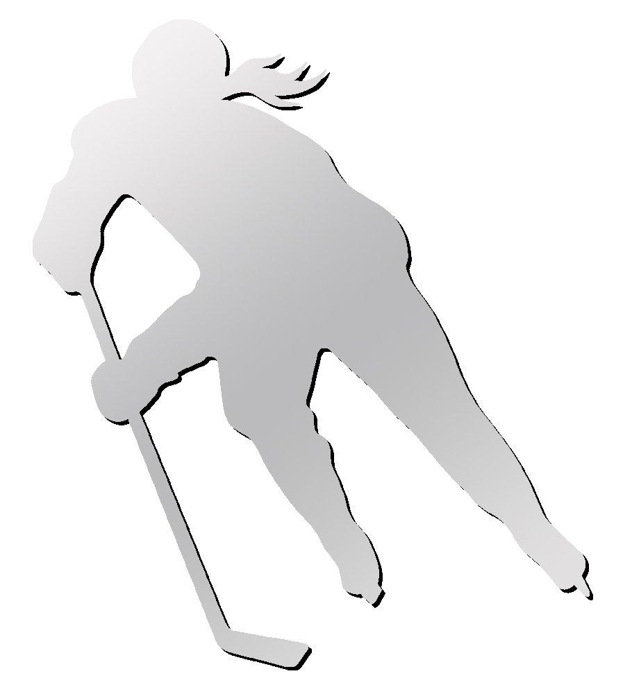 A&R Sports Pro Series Female Hockey Player Magnet/Decal - BeesActive Australia
