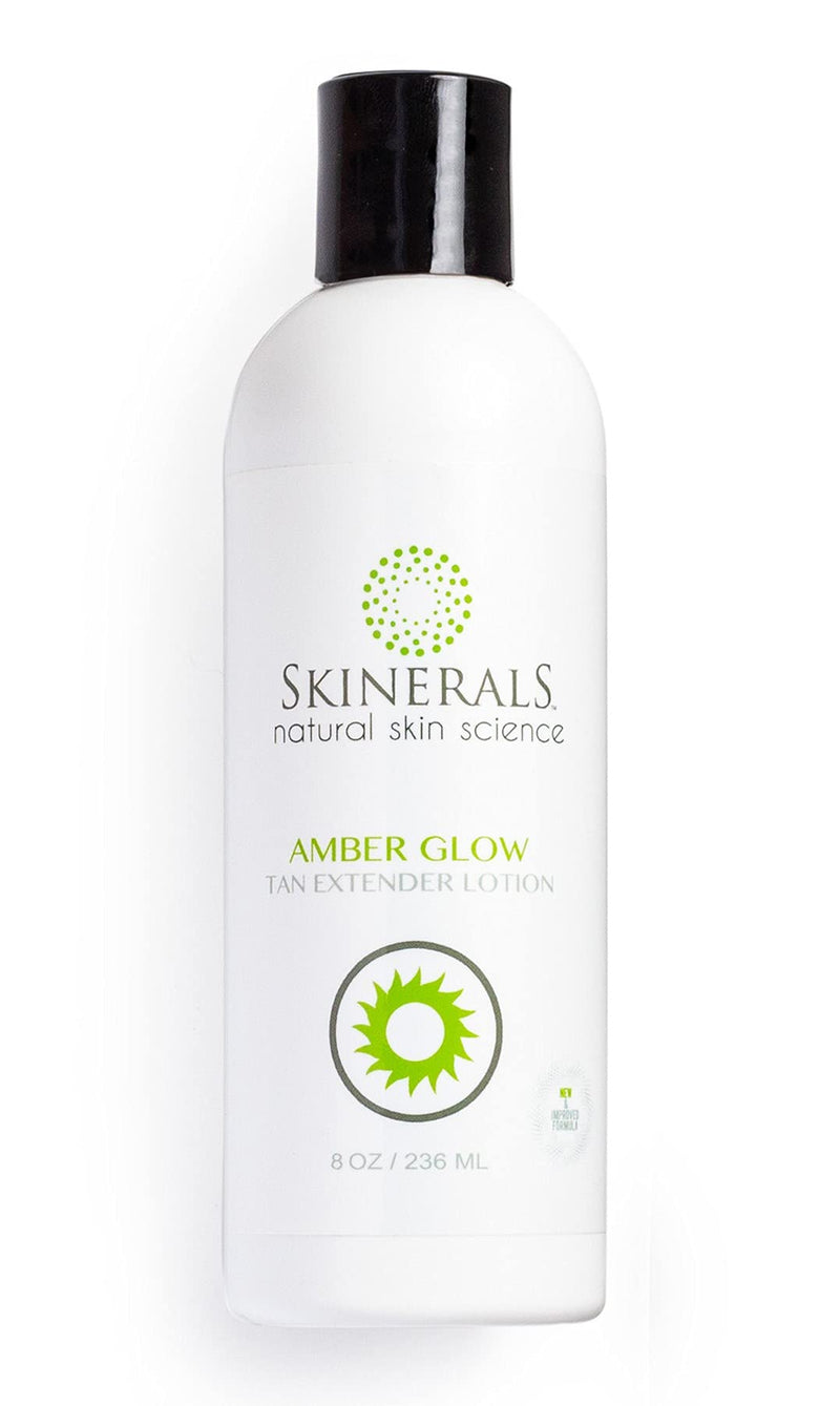 Skinerals Self Tanner Extender Lotion with Natural and Organic Ingredients to Extend Sunless Tan and Moisturize Skin (Amber Glow Tan Extender Lotion) - BeesActive Australia