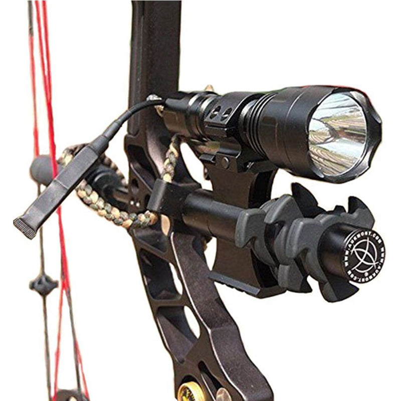 Gazelle-Trading Tactical C8T6 1200 Lumen Archery Compound Bow Sight Flashlight with Damper Mount - BeesActive Australia