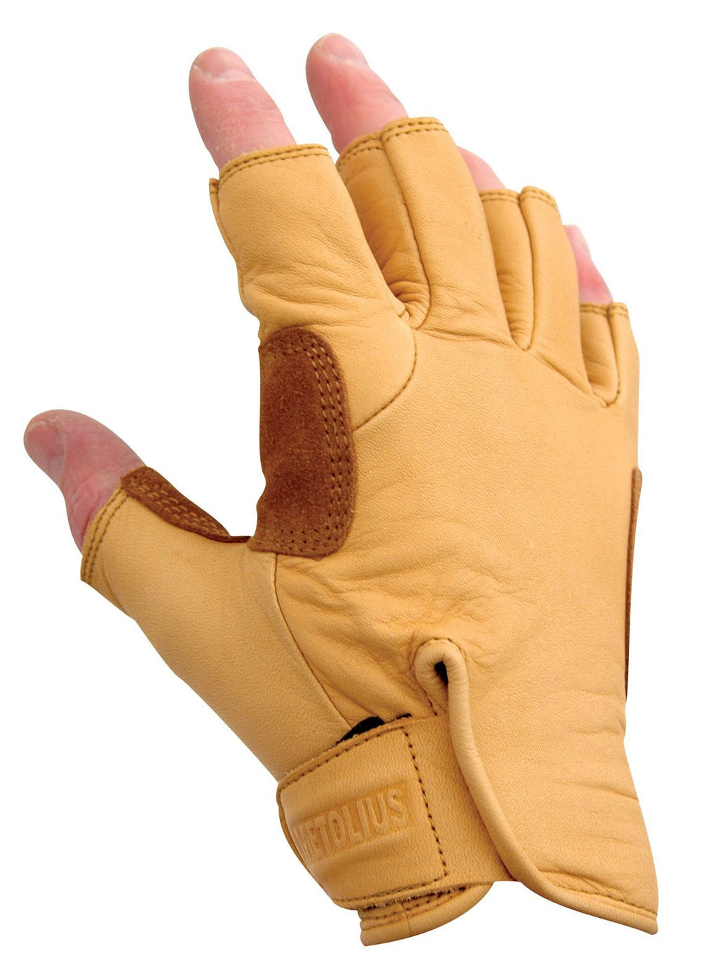 [AUSTRALIA] - Metolius 3/4 Climbing Glove Natural Large 